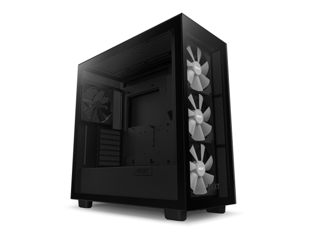 Кутия NZXT H7 Elite 2023 Matte Black Mid-Tower, USB 3.2 Gen 1 x2, USB 3.2 Gen 2 x1, Headset Audio Jack: x1, ATX