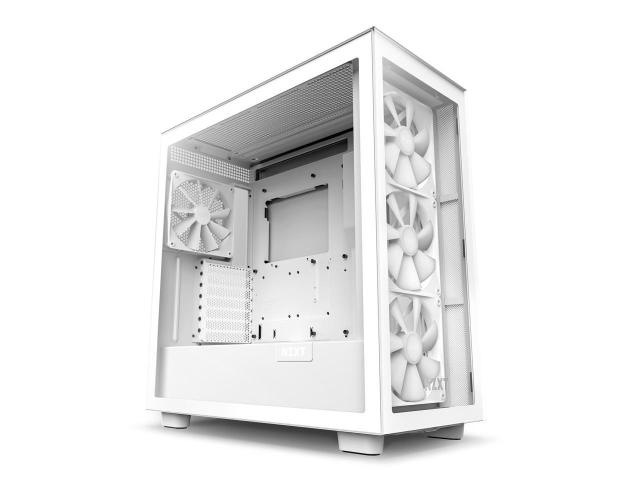 Кутия NZXT H7 Elite 2023 Matte White Mid-Tower, USB 3.2 Gen 1 x2, USB 3.2 Gen 2 x1, Headset Audio Jack: x1, ATX