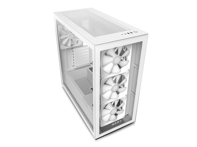 Кутия NZXT H7 Elite 2023 Matte White Mid-Tower, USB 3.2 Gen 1 x2, USB 3.2 Gen 2 x1, Headset Audio Jack: x1, ATX