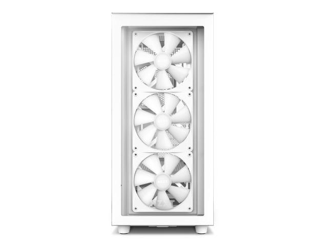 Кутия NZXT H7 Elite 2023 Matte White Mid-Tower, USB 3.2 Gen 1 x2, USB 3.2 Gen 2 x1, Headset Audio Jack: x1, ATX