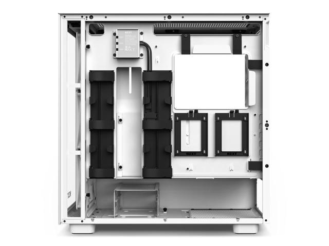 Кутия NZXT H7 Elite 2023 Matte White Mid-Tower, USB 3.2 Gen 1 x2, USB 3.2 Gen 2 x1, Headset Audio Jack: x1, ATX