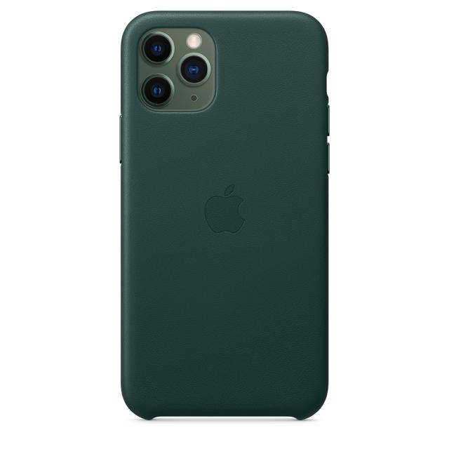 Калъф Apple iPhone 11 Pro Leather Case - Forest Green (Seasonal Autumn 2019)