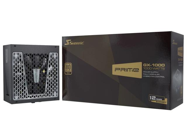Захранване Seasonic 1000W, PRIME GX-1000, Full Modular, Active PFC, 80 PLUS GOLD