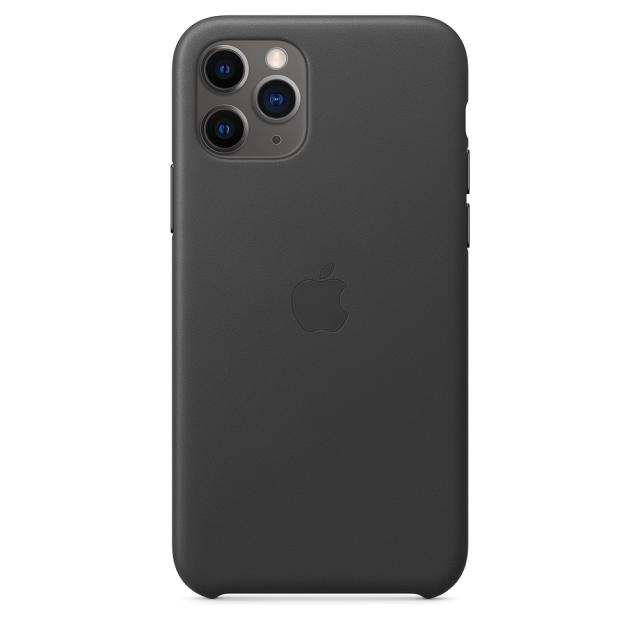 Калъф Apple iPhone 11 Pro Leather Case - Black