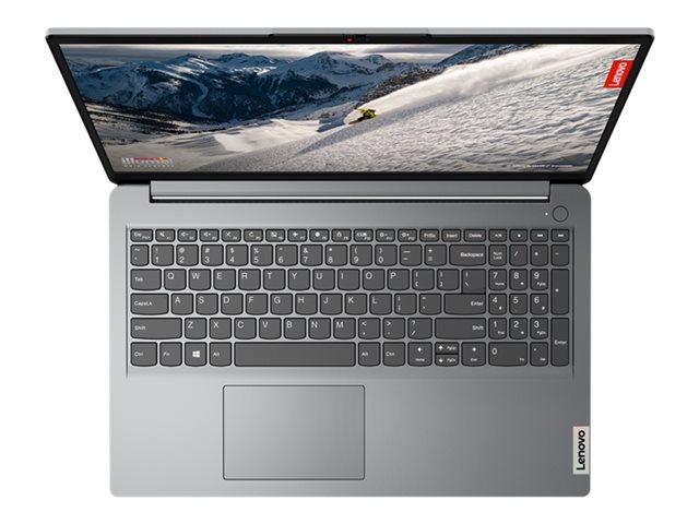 Лаптоп Lenovo IdeaPad 1 15ALC7, AMD Ryzen 3 5300U 2.6/3.8GHz, 15.6" (39.62cm) Full HD Anti-Glare дисплей, (HDMI), 8GB DDR4, 256GB SSD NVMe, 1x USB 3.2 Gen 1 Type-C, 1x USB 3.2 Gen 1, Free DOS