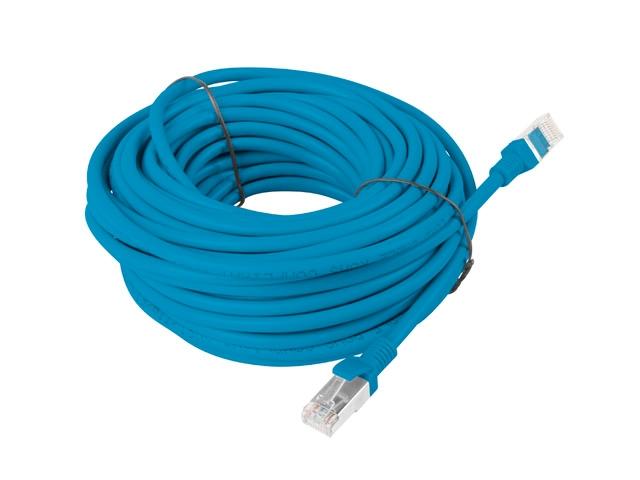 Кабел Lanberg patch cord CAT.5E FTP 15m, blue