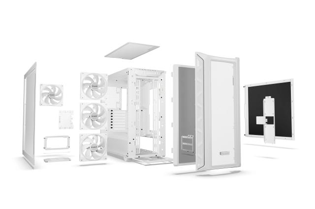 Кутия be quiet! Shadow Base 800 FX, 2x USB 3.2 Type-A, 1x USB 3.2 Type-C, бяла, E-ATX/ATX/mATX/Mini-ITX, без захранване