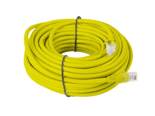 Кабел Lanberg patch cord CAT.5E FTP 20m, yellow