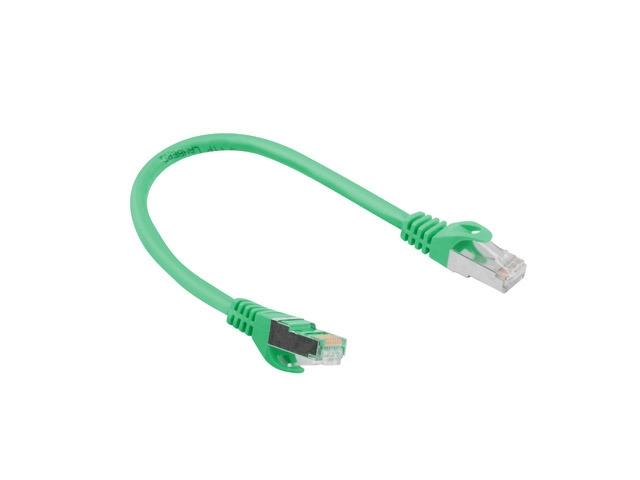 Кабел Lanberg patch cord CAT.6 FTP 0.25m, green