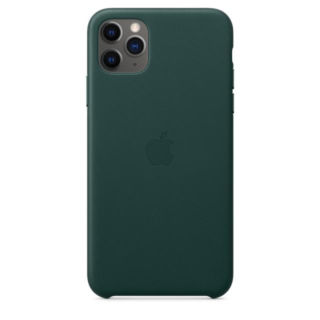 Калъф Apple iPhone 11 Pro Max Leather Case - Forest Green (Seasonal Autumn 2019)