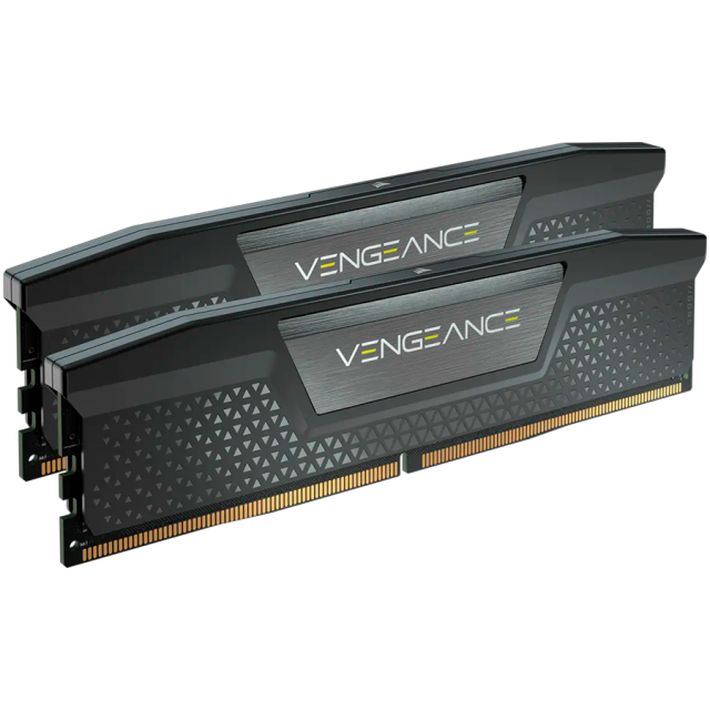 Памет Corsair VENGEANCE Black 32GB 2x16GB 6000MHz, CL30, 1.40V