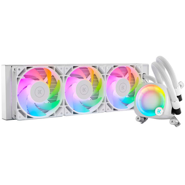 Охладител за процесор EK-Nucleus AIO CR360 Lux D-RGB - White