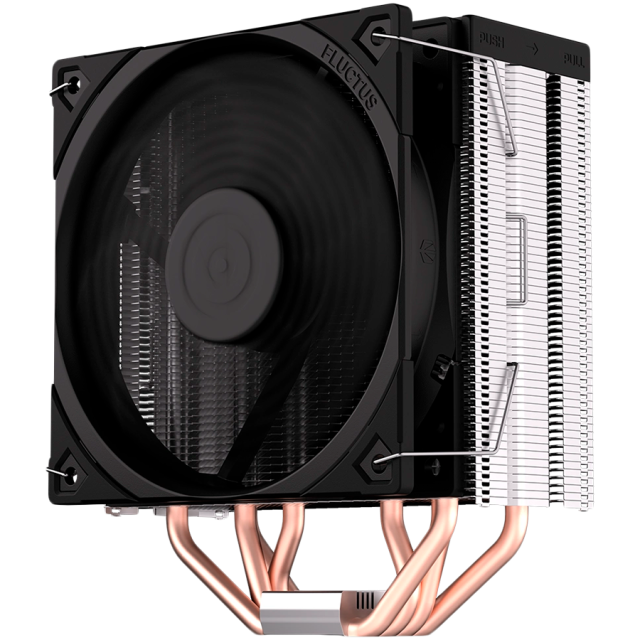 Охладител Endorfy 5, 1x FLUCTUS 120 PWM fan, TDP 220W, Intel LGA 115x/1200/1700/775/1366/2011/2066, AMD AM5/AM4/AM3+/AM2+/FM2+/FM1, 155×127×77mm