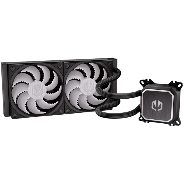 Охладител Endorfy Navis F240 ARGB, 2x FLUCTUS 120 PWM ARGB fan, LGA 115x/1200/1700/2011/2066, AMD AM5/AM4