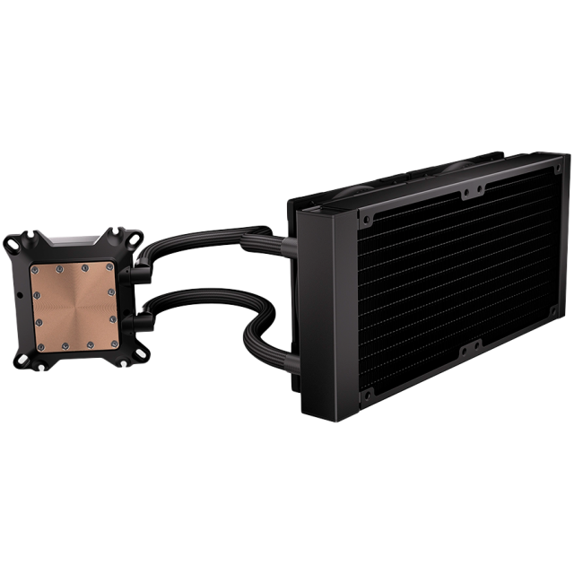 Охладител Endorfy Navis F240 ARGB, 2x FLUCTUS 120 PWM ARGB fan, LGA 115x/1200/1700/2011/2066, AMD AM5/AM4