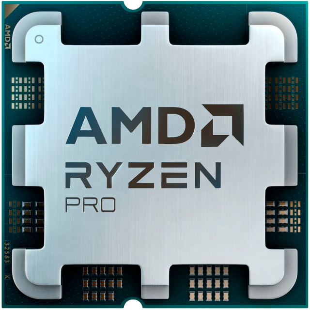 Процесор AMD Ryzen 7 PRO 7745, (8-ядрен) 3.8/5.3GHz, 32MB Cache, AM5 MPK, with Radeon Graphics, с охлаждане