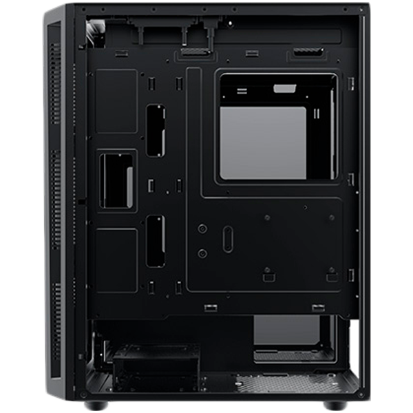 Кутия XIGMATEK Master X EN46331, 1 x HD Audio Out, 2 x USB 2.0, 1 x USB 3.0, Meshed Grill FP & Left TG, ATX/M-ATX/Mini-ITX