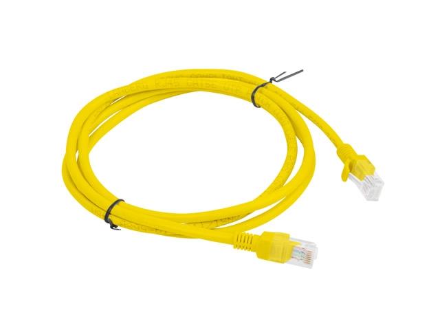 Кабел Lanberg patch cord CAT.5E 1.5m, yellow