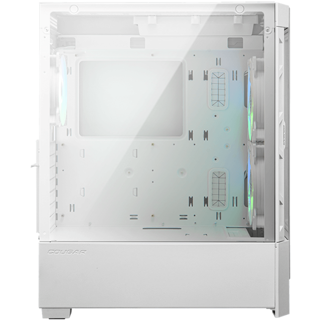 Кутия COUGAR Airface RGB White, Mid Tower, 2 x USB 3.0, 1 x USB 2.0, Mini ITX / Micro ATX / ATX / CEB/ E-ATX