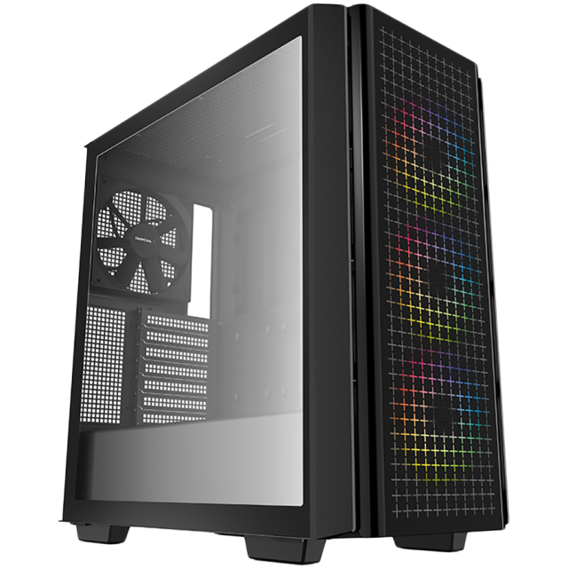 Кутия DeepCool CG540 ARGB, 2x USB3.0, 1xAudio, Mid Tower, Mini-ITX/Micro-ATX/ATX/E-ATX