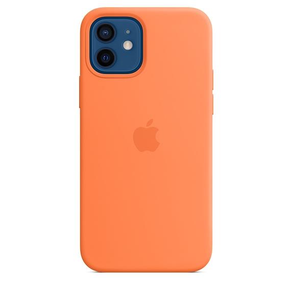Калъф Apple iPhone 12/12 Pro Silicone Case with MagSafe - Kumquat (Seasonal Fall 2020)