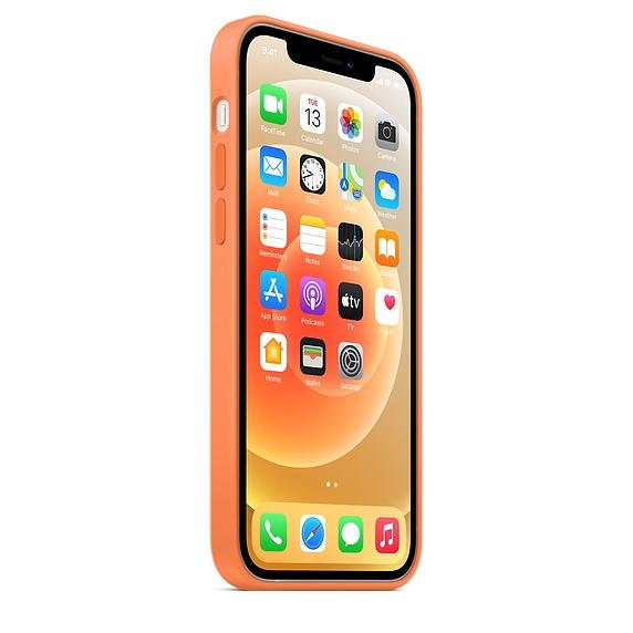 Калъф Apple iPhone 12/12 Pro Silicone Case with MagSafe - Kumquat (Seasonal Fall 2020)