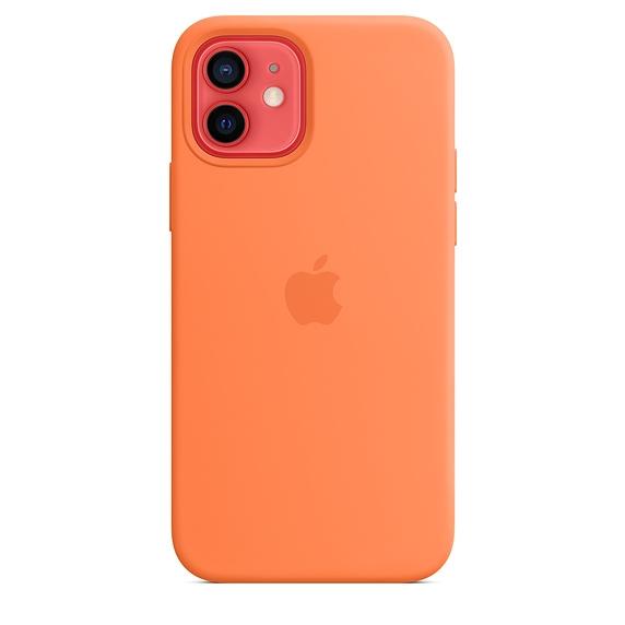 Калъф Apple iPhone 12/12 Pro Silicone Case with MagSafe - Kumquat (Seasonal Fall 2020)
