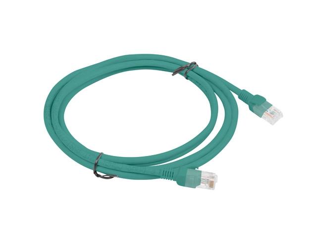 Кабел Lanberg patch cord CAT.5E 2m, green