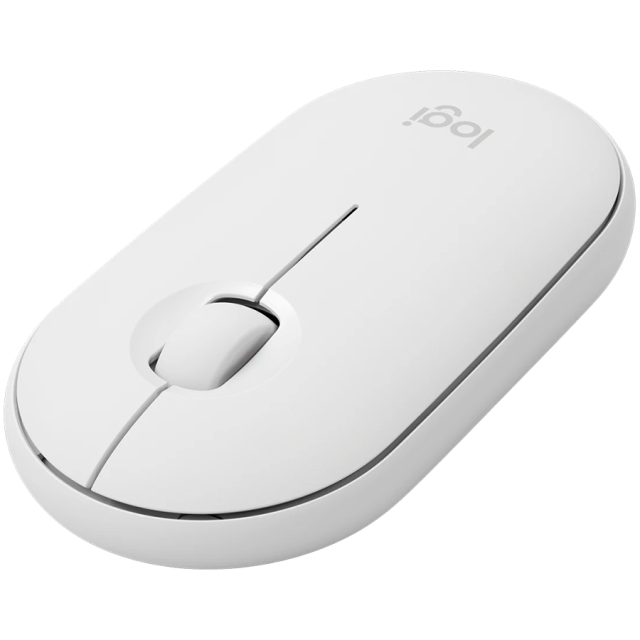 Мишка Logitech Pebble 2 M350s, Bluetooth, оптична (1000dpi), бяла