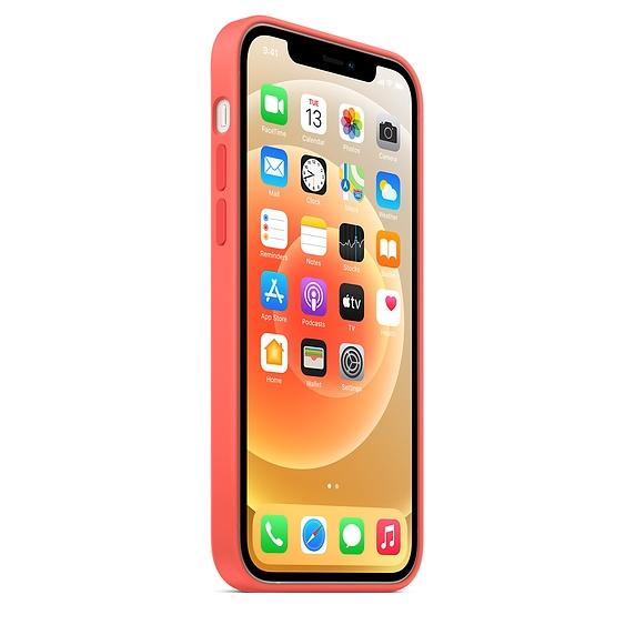 Калъф Apple iPhone 12/12 Pro Silicone Case with MagSafe - Pink Citrus (Seasonal Fall 2020)