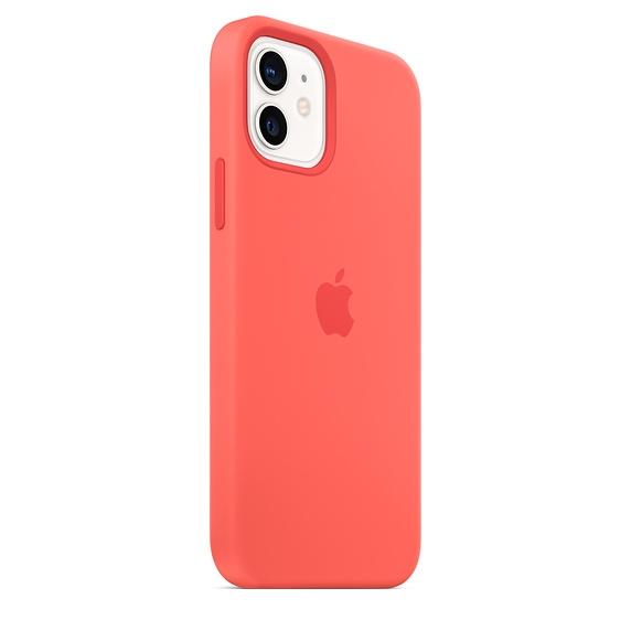 Калъф Apple iPhone 12/12 Pro Silicone Case with MagSafe - Pink Citrus (Seasonal Fall 2020)