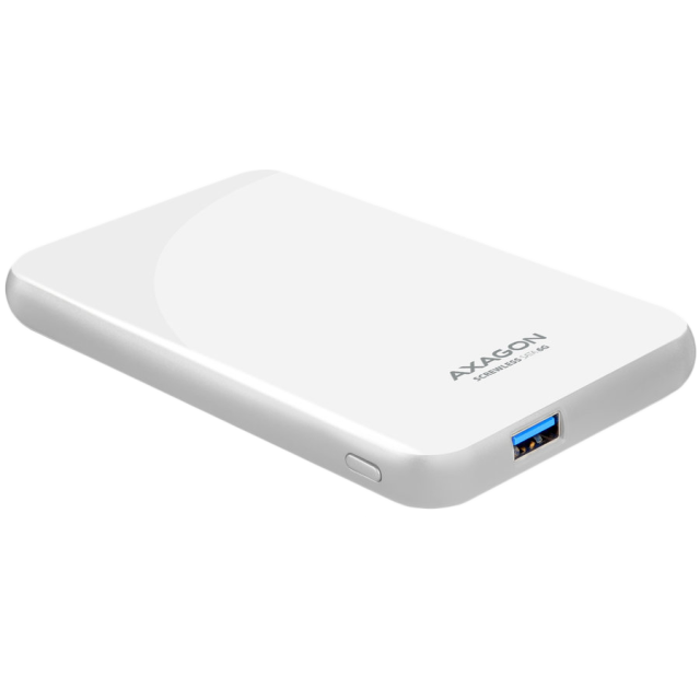 Кутия AXAGON EE25-XA6 USB3.0, SATA III 6G, 2.5"(6.35 cm), бяла