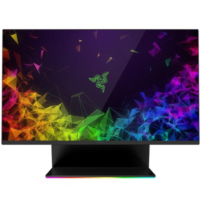 Монитор Razer Raptor, 27" (68.58 cm) IPS панел, 165Hz, QHD, 1ms, 350cd/m2, HDR400, G-Sync Compatible, FreeSync Premium, THX Certified, DisplayPort, HDMI, USB-C, USB