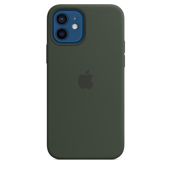 Калъф Apple iPhone 12/12 Pro Silicone Case with MagSafe - Cypress Green (Seasonal Fall 2020)