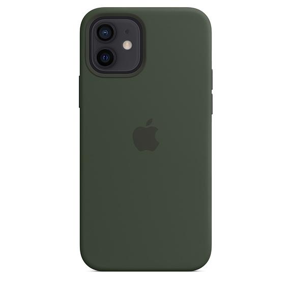 Калъф Apple iPhone 12/12 Pro Silicone Case with MagSafe - Cypress Green (Seasonal Fall 2020)