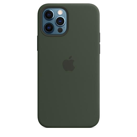 Калъф Apple iPhone 12/12 Pro Silicone Case with MagSafe - Cypress Green (Seasonal Fall 2020)