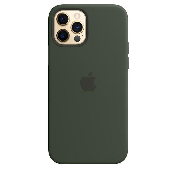 Калъф Apple iPhone 12/12 Pro Silicone Case with MagSafe - Cypress Green (Seasonal Fall 2020)
