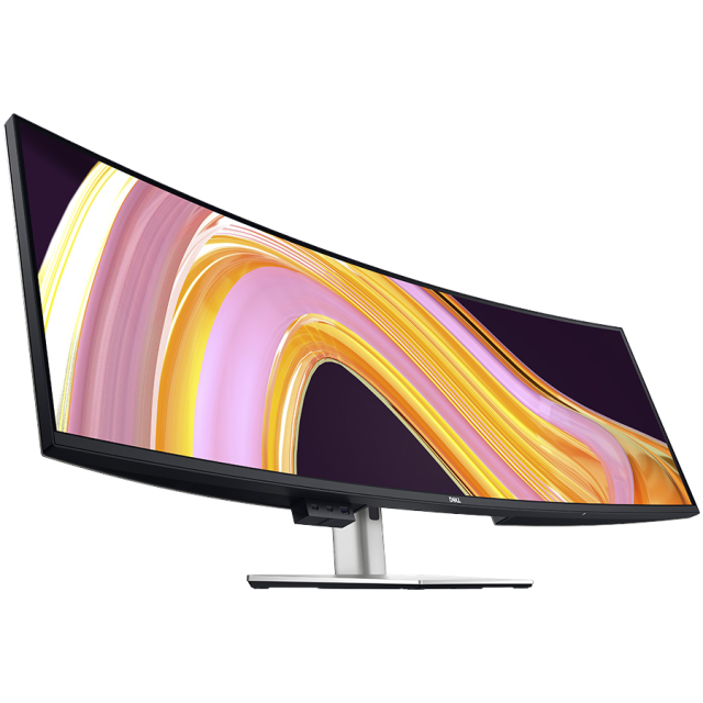 Монитор Dell UltraSharp U4924DW, 49" (124.46cm) 5K Dual QHD IPS, Curved, 60Hz, 5ms/8ms, 350 cd/m2, 2 000:1, HDMI, DP, USB, USB Type-C