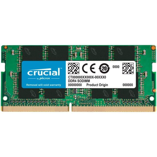 Памет Crucial 16GB DDR4 3200MHz, SODIMM CL22, 1.2 V