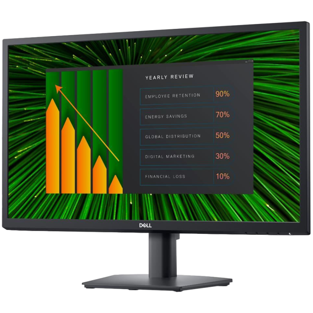 Монитор Dell E2423HN Monitor LED, 23.8" (60.45 cm) FHD, 60Hz, VA AG, 200 cd/m2, 3000:1, 8ms/5ms, HDMI, VGA