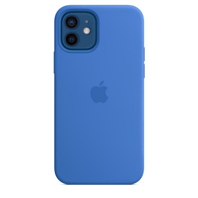 Калъф Apple iPhone 12/12 Pro Silicone Case with MagSafe - Capri Blue