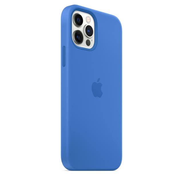 Калъф Apple iPhone 12/12 Pro Silicone Case with MagSafe - Capri Blue
