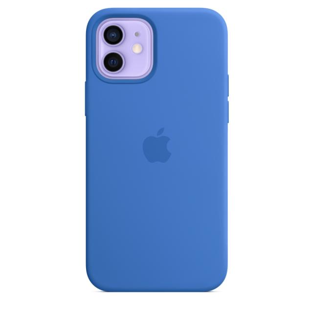 Калъф Apple iPhone 12/12 Pro Silicone Case with MagSafe - Capri Blue