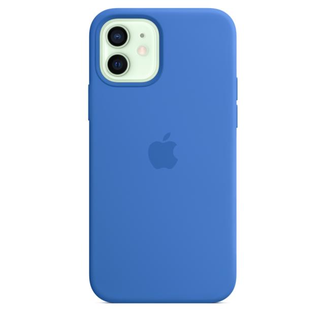 Калъф Apple iPhone 12/12 Pro Silicone Case with MagSafe - Capri Blue