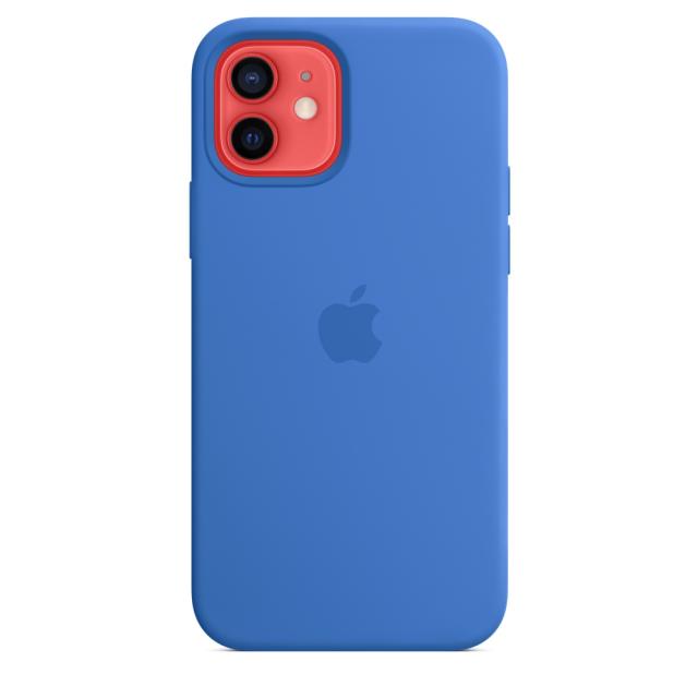 Калъф Apple iPhone 12/12 Pro Silicone Case with MagSafe - Capri Blue