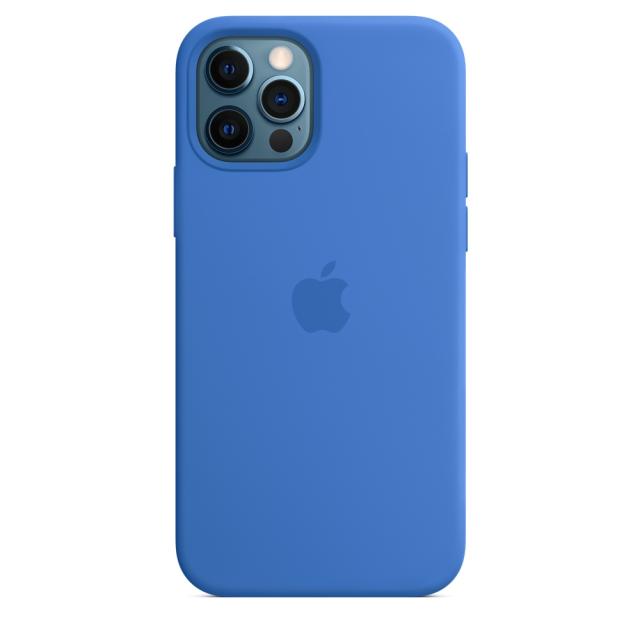 Калъф Apple iPhone 12/12 Pro Silicone Case with MagSafe - Capri Blue