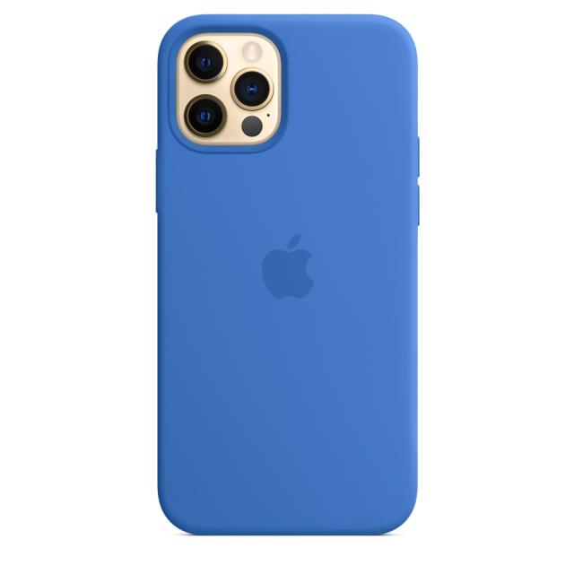 Калъф Apple iPhone 12/12 Pro Silicone Case with MagSafe - Capri Blue