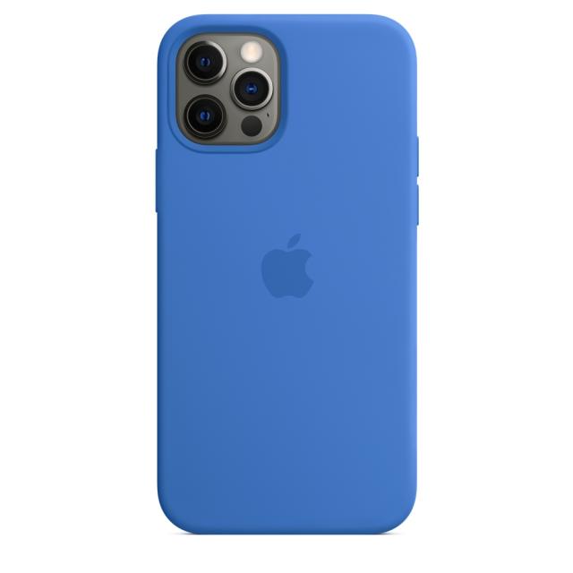 Калъф Apple iPhone 12/12 Pro Silicone Case with MagSafe - Capri Blue