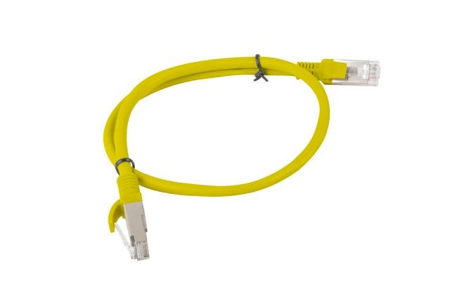 Кабел Lanberg patch cord CAT.6 0.5m, yellow