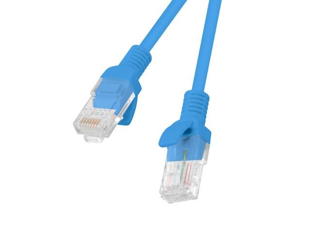 Кабел Lanberg patch cord CAT.6 1m, blue